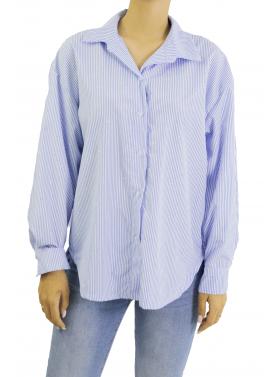 Camicia a righe con brillantini Emi